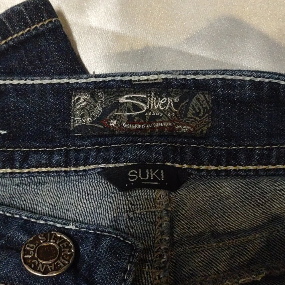 Sold Silver suki boot cut jeans size 29/30 - Picture 2 of 8